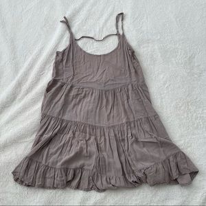 DUSTY MAUVE BRANDY MELVILLE MINI DRESS